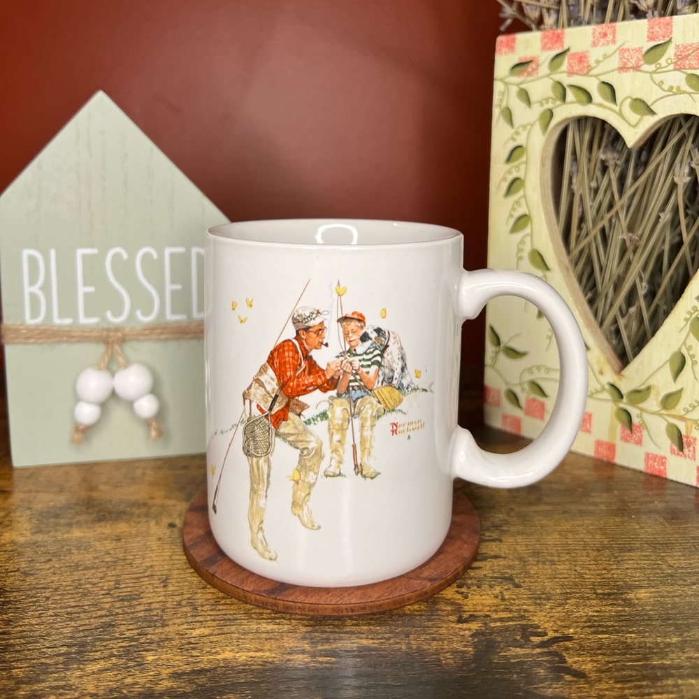 Set of 4 Vintage Norman Rockwell Collectors Mugs 1987 Museum Collections, Inc. - Picture 6 of 15